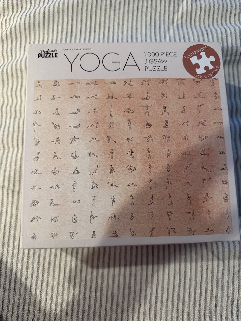 Professor Puzzle Yoga 1,000-Piece Jigsaw Puzzle - Brown